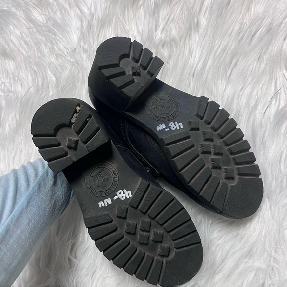 Havana Joe Black Leather Lace-Up Shoes - Picture 7 of 8